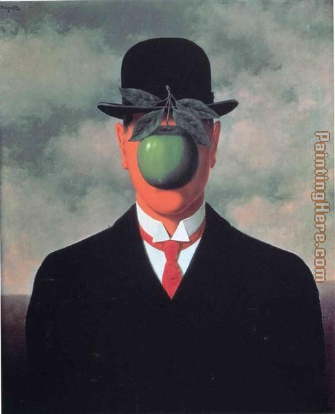 Rene Magritte the great war 1964